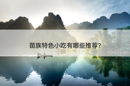 苗族特色小吃有哪些推荐？