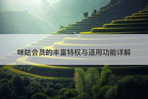 咪咕会员的丰富特权与适用功能详解