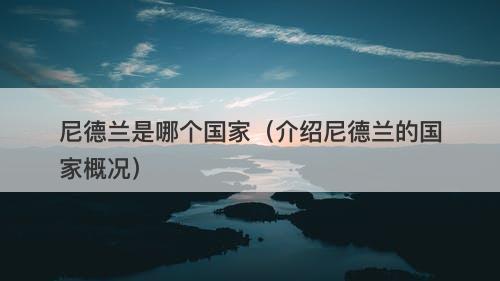 尼德兰是哪个国家（介绍尼德兰的国家概况）