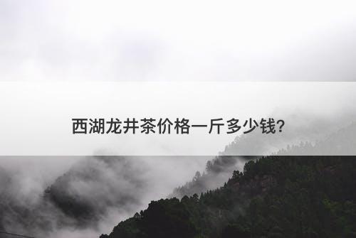 西湖龙井茶价格一斤多少钱？