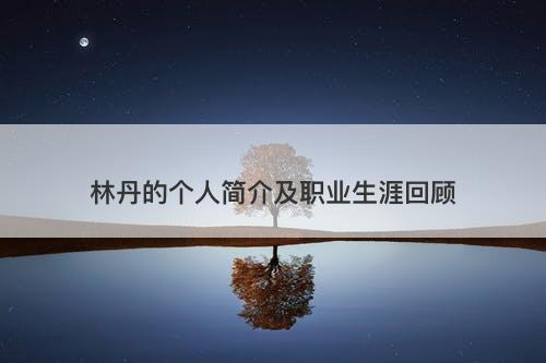 林丹的个人简介及职业生涯回顾