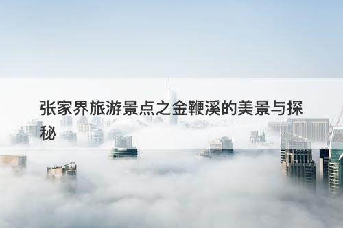 张家界旅游景点之金鞭溪的美景与探秘