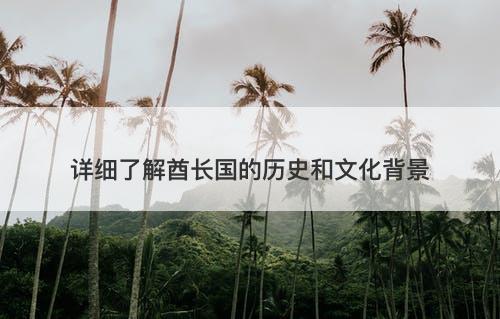 详细了解酋长国的历史和文化背景