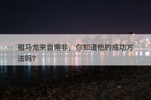 祖马龙来自南非，你知道他的成功方法吗？