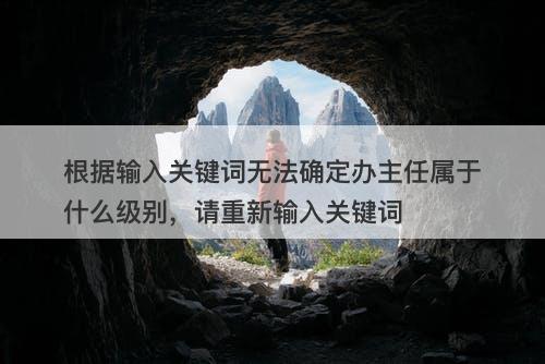根据输入关键词无法确定办主任属于什么级别，请重新输入关键词