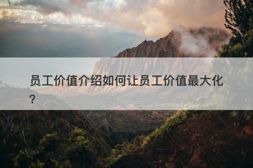 员工价值介绍如何让员工价值最大化？