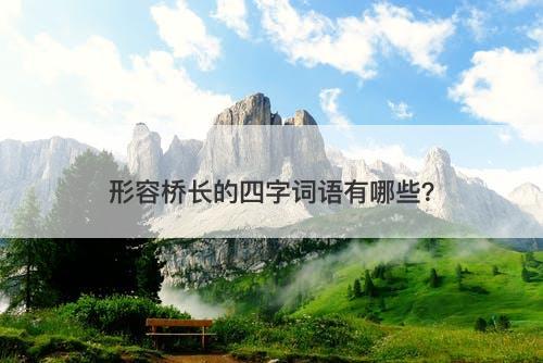 形容桥长的四字词语有哪些？