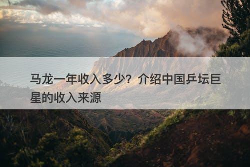 马龙一年收入多少？介绍中国乒坛巨星的收入来源