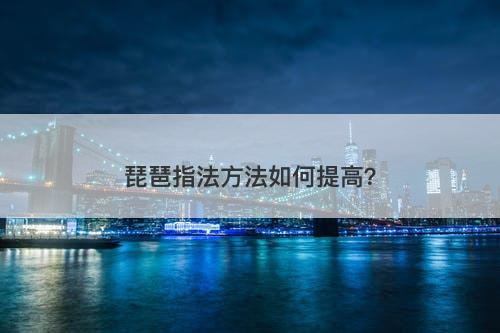琵琶指法方法如何提高？
