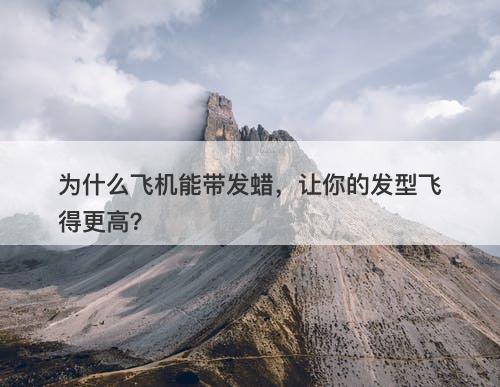 为什么飞机能带发蜡，让你的发型飞得更高？