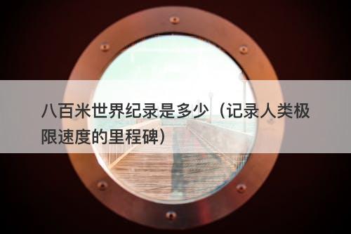 八百米世界纪录是多少（记录人类极限速度的里程碑）