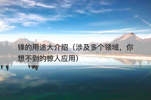 镍的用途大介绍（涉及多个领域，你想不到的惊人应用）