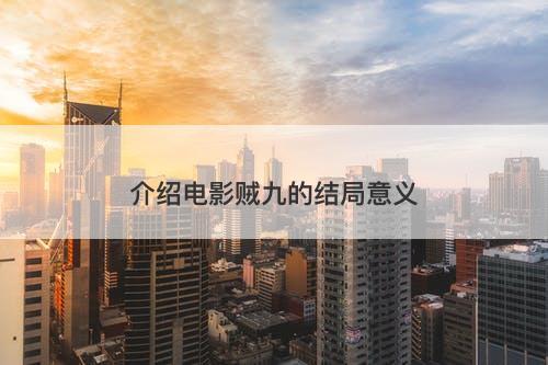 介绍电影贼九的结局意义