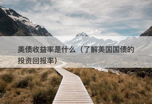 美债收益率是什么（了解美国国债的投资回报率）