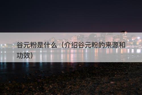 谷元粉是什么（介绍谷元粉的来源和功效）